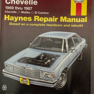 Haynes Repair Manual for Chevelle - Black and Gray